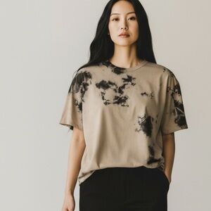 Tie-Dye Short sleeve tee Black and Gray